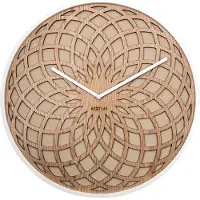 Nextime Sun Small - Klok - Rond - Ø35 cm - Beige