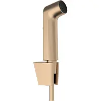 Hansgrohe bidethanddouche 1jet EcoSmart met Porter S douchehouder en doucheslang 125 cm, Brushed Bronze