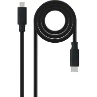 Nanocable 10.01.4102 USB-kabel USB 3.2 Gen 2 (3.1 Gen 2) 2 m USB C Zwart