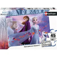Nathan Puzzle 45 pièces L'amour de deux sœurs Disney La Reine des Neiges 2