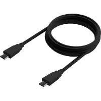 Aisens A107-0704, 2 meter, USB-C, USB-C, USB 3.2 Gen 2x2, 20 Gbit/s, zwart