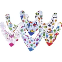 Nuby Slabbetje Bijthoek Junior 22 Cm Katoen Rood