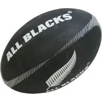 Gilbert Ballon de rugby Supporter All Blacks Taille Mini Noir