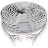 Aisens A136-0281, 100 meter, Cat6, F/UTP (FTP), grijs