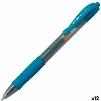 Pilot G2 Gel Ink Rollerball pen – Doos van 12 gelpennen - Medium Tip - Turquoise