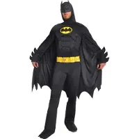 Atosa Batman Men Costume Zwart L
