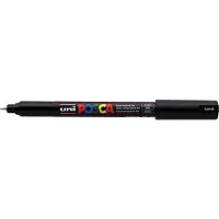 Posca Marker pen/felt-tip pen PC-1MR Black (6 Units)