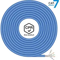 Aisens Netwerkkabel RJ45 - - A146-0664 - Cat.7 - 600 MHz - 100 m - S/FTP - Blauw