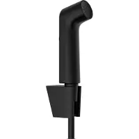 Hansgrohe bidethanddouche 1jet ecosmart met porter s douchehouder en doucheslang 125 cm, mat zwart