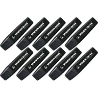 Stabilo Markeerstift BOSS Original NatureCOLORS, wigvormige punt, lichtecht, sneldrogend, zwart, 10 stuks