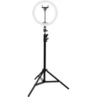 Ksix LED ringlamp met statief, hoogte 160 cm, diameter 20 cm