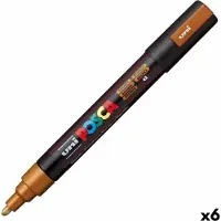 Uni-Ball Verfstift Posca PC5M M brons | 6 stuks