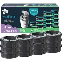 Tommee tippee Sangenic Windeltaschen - Twist&Click Refill - 12er - - One Size - Windelbehälter und Beutel