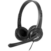 NGS VOX 505 hoofdtelefoon met microfoon, 32 Ohm, zwart