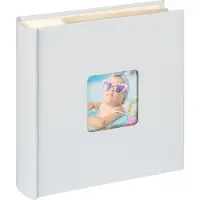 Walther design ME-110-BL Fun Baby Selection - Memo insteekalbum - 200 foto's 10 x 15 cm - Lichtblauw