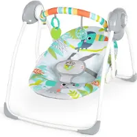 Bright Starts Rainforest Vibes Portable Swing Wit