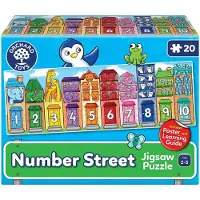 Orchard - Number Street - 20-delige straat puzzel - inclusief grote poster - vanaf 2 jaar