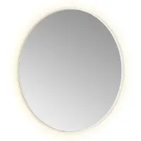 Hotbath &More Spiegel Round 120cm Directe & Indirecte Verlichting - Mat Wit - Glas - Rond - Spiegels, Badkamerspiegels - 8721321499480