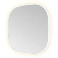 Hotbath &More CON40 Contour spiegel 40x40cm met verlichting, kleurwissel, dimbaar en afstandsbediening mat wit