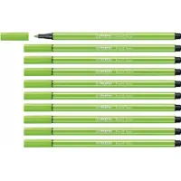 Stabilo Pen 68 - Premium Viltstift - Neon Groen - Doos 10 stuks