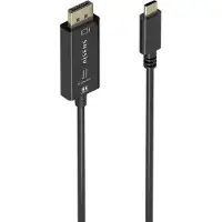 Aisens Kabel USB-C naar DisplayPort Aisens A109-0879 Zwart 1,8 m
