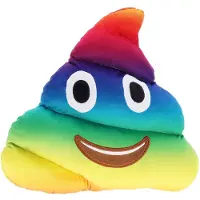 Koopman Kussen drolvorm regenboogkleuren decoratie voor kinderen.