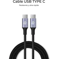 Subblim SUBCAB-C10001 USB-kabel USB 2.0 1 m USB C Zwart