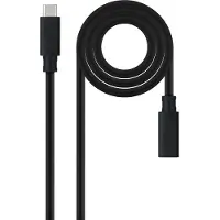 Nanocable 10.01.4501-L150 USB-kabel USB 3.2 Gen 2x2 1,5 m USB C Zwart