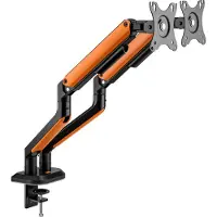 Aisens RGB Gaming Draaitafeltje en Kantelbare Ondersteuning voor Monitor/TV 9Kg van 17" tot 32" Oranje