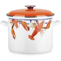 Baumalu Caterer - - All hobs including induction - Enamel 26 x 20 cm - LOBSTER decor