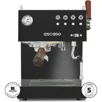 Ascaso Steel Duo Plus Espresso machine, semi-pro - Zwart/Hout