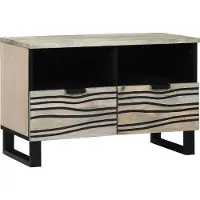 vidaXL TV Eenheden 70 x 33 x 46 cm Wit Bewerkt hout