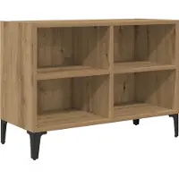 vidaXL Tv-meubelset Bruin Geconstrueerd hout