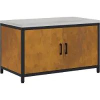vidaXL Keukenopslag Kast HATTEM Roestig 90 x 50 x 53 cm Staal