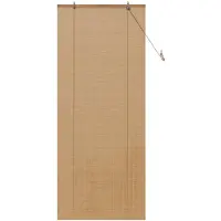 vidaXL Rolgordijn Bruin 80 x 220 cm Bamboe