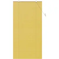 vidaXL Rolgordijn Geel 100 x 220 cm Bamboe