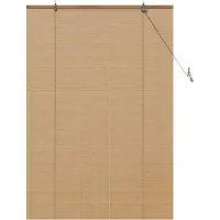 vidaXL Rolgordijn Bruin 120 x 160 cm Bamboe