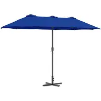vidaXL Tuinparasol 370 x 197 x 239 cm Polyester en Aluminium