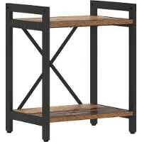 vidaXL Boekenplank 40 x 30 x 50 cm Bewerkt hout Oud hout