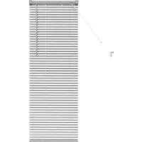 vidaXL Venetiaanse jaloezie zilver 130 x 50 cm 25 mm Aluminium