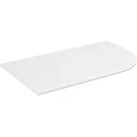 Sapho Pulse Rockstone Werkblad 757x12x462mm, links, wit mat
