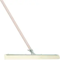 Buemag Vloertrekker/douchetrekker voor water - metaal/rubber - breedte 45 cm - houten steel van 120 cm - waterbezem