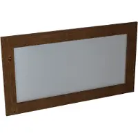 Sapho Brand Spiegel in houten lijst 130x70cm, gebeitst vuren