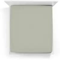 Bella Donna Jersey La Piccola Topperhoeslaken 120x190-200 cm grijsgroen-0633