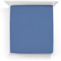 Bella Donna Jersey La Piccola Topperhoeslaken 160x190-200 cm zeeblauw-0208