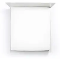 Bella Donna Jersey La Piccola Topperhoeslaken 160x210-220 cm wit-1000