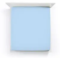 Bella Donna Jersey La Piccola Topperhoeslaken 100x210-220 cm lichtblauw-0522