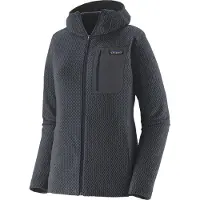 Patagonia - Dames fleeces - W's R1 Air Full-Zip Hoody Smolder Blue voor Dames - Maat XS - Marine blauw
