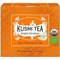 Kusmi Tea Biologische zwarte thee English Breakfast – 20 mousseline theezakjes