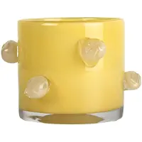 By On Arlo kaarsenhouder XS Ø10 cm Geel-beige